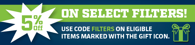 Save 5% on Filters this month