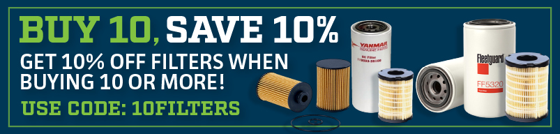 10% off bulk purchase of filters with coupon 10FILTERS